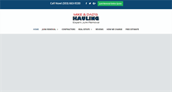 Desktop Screenshot of mikeanddadshauling.com